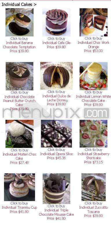 Hannah Max Baking - Los Angeles, CA menu_pic