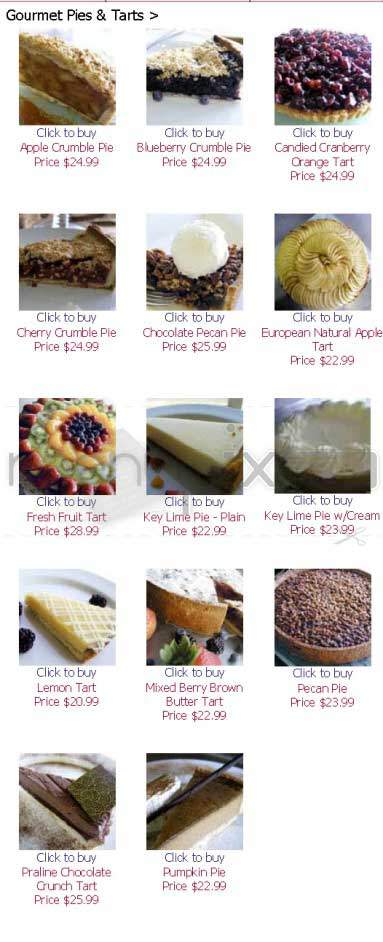 Hannah Max Baking - Los Angeles, CA menu_pic