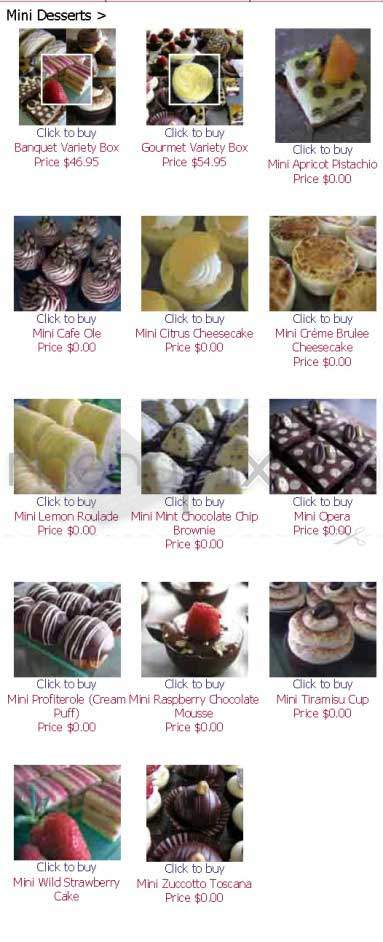 Hannah Max Baking - Los Angeles, CA menu_pic