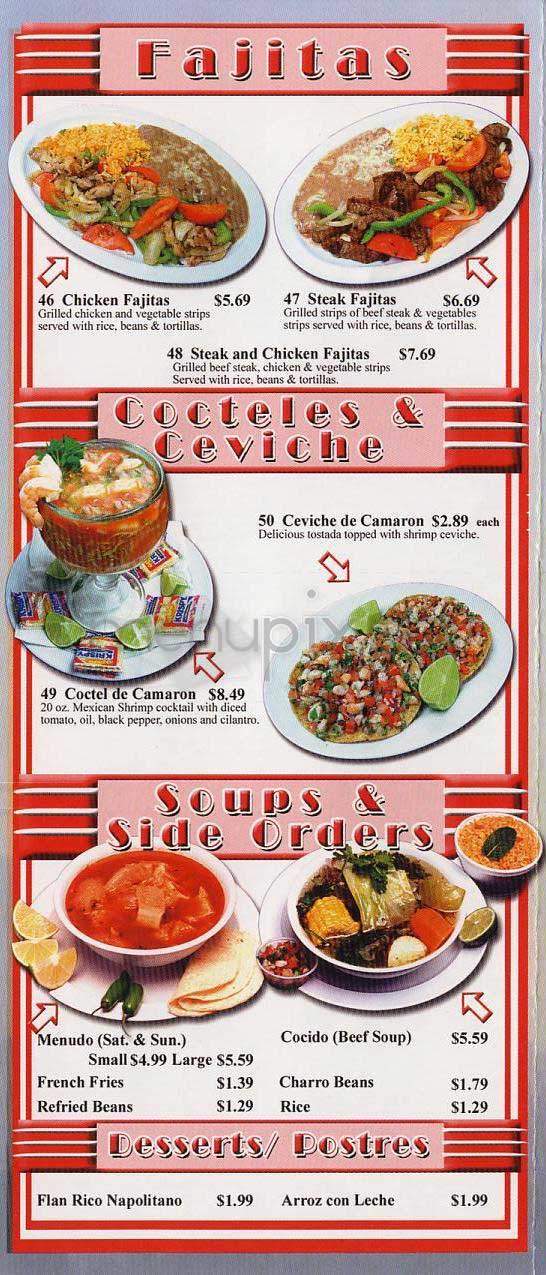 Happy Tom's - Los Angeles, CA menu_pic