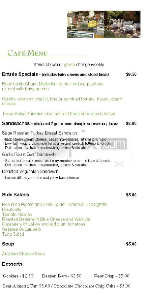 Happy Trails Cafe - Pasadena, CA menu_pic