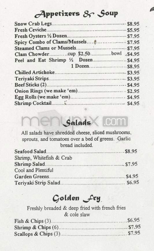 Hermosa Fishmarket Cafe - Hermosa Beach, CA menu_pic