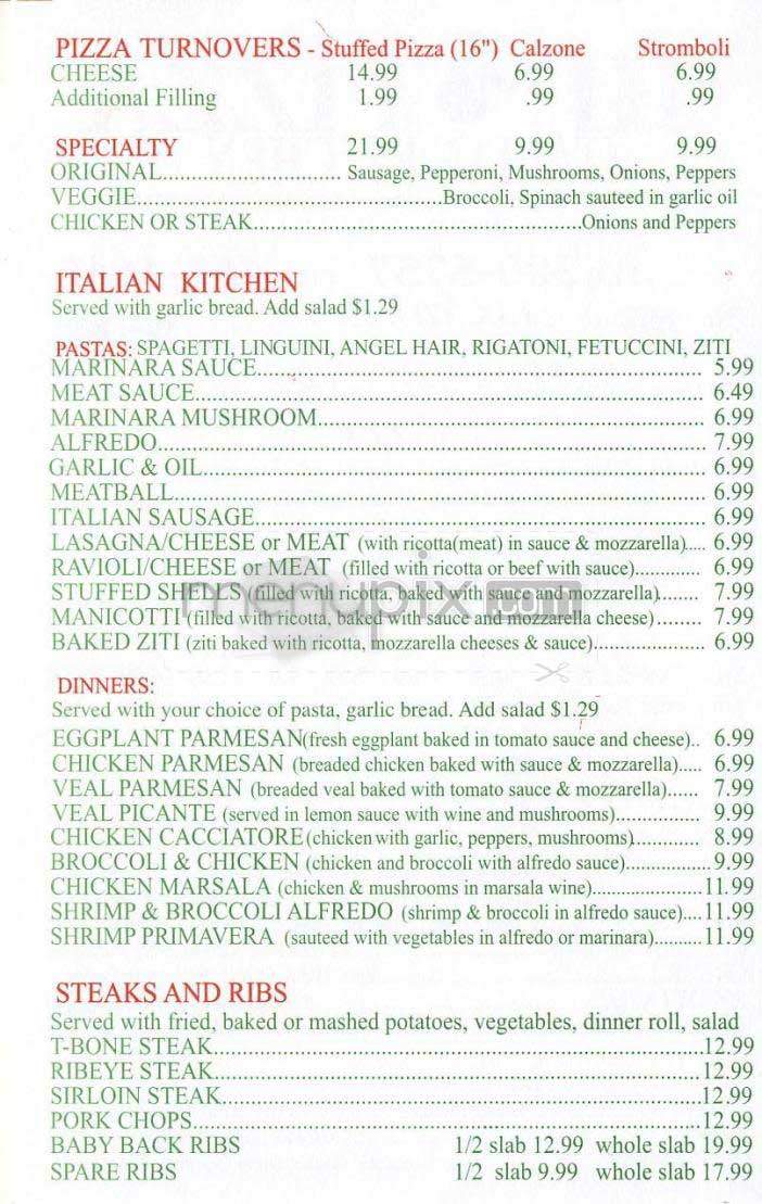 Hi Pizza - Los Angeles, CA menu_pic