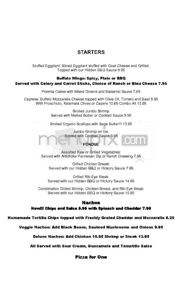 Hidden Cafe - Pacific Palisades, CA menu_pic