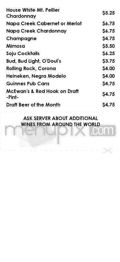 Highland Grounds - Los Angeles, CA menu_pic