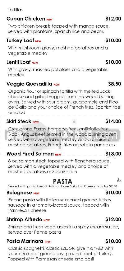 Highland Grounds - Los Angeles, CA menu_pic