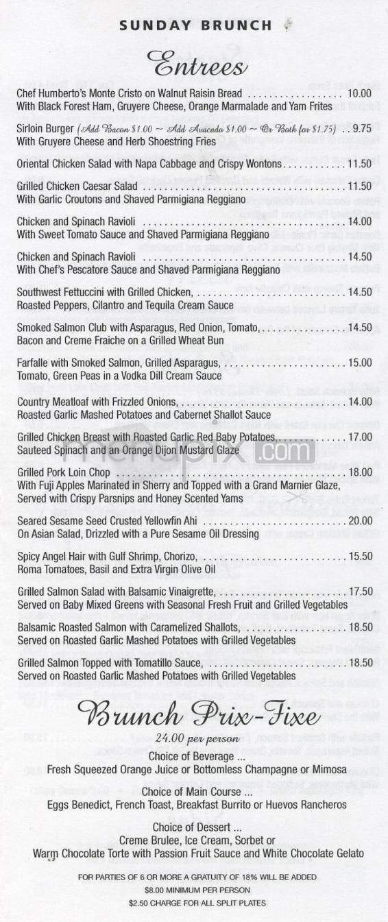 Holly Street Bar & Grill - Pasadena, CA menu_pic