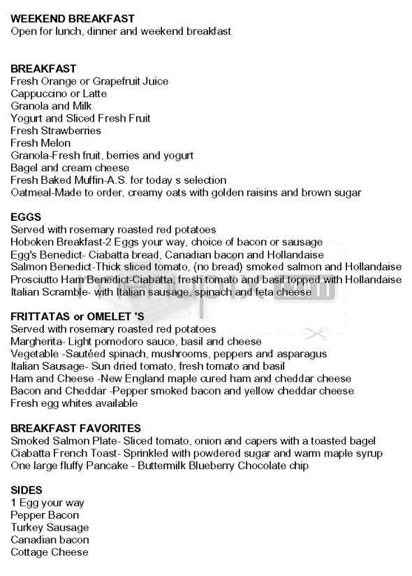 Hoboken - Los Angeles, CA menu_pic
