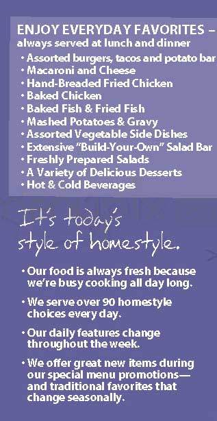Home Town Buffet - Canoga Park, CA menu_pic