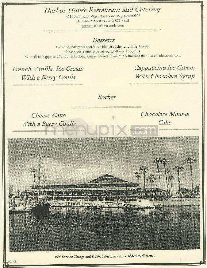 Harbor House - Boca Raton, FL menu_pic