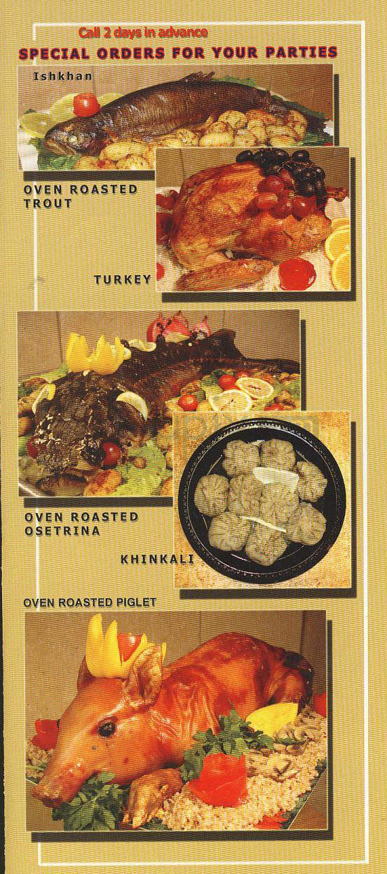House of Sasoun - Glendale, CA menu_pic