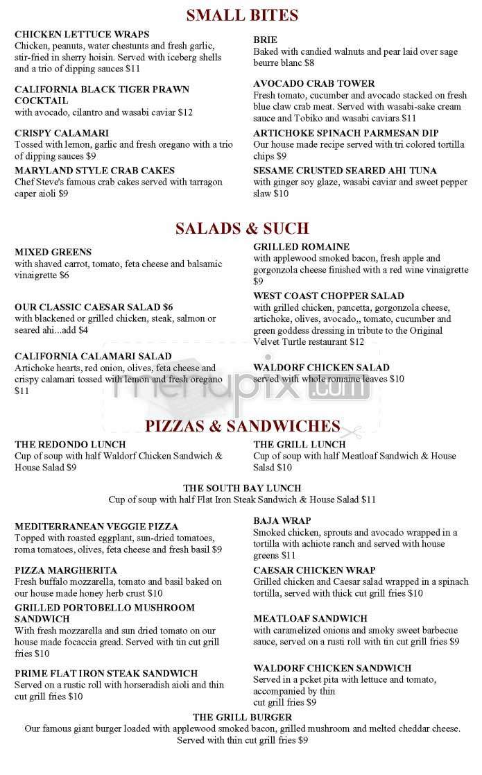 HT Grill - Redondo Beach, CA menu_pic