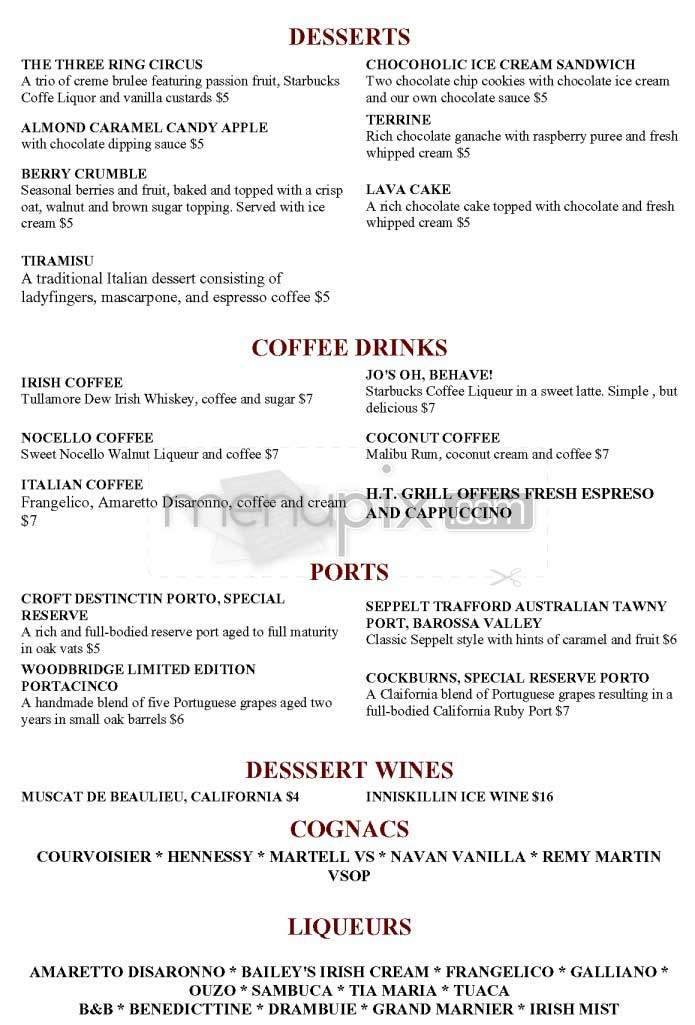 HT Grill - Redondo Beach, CA menu_pic