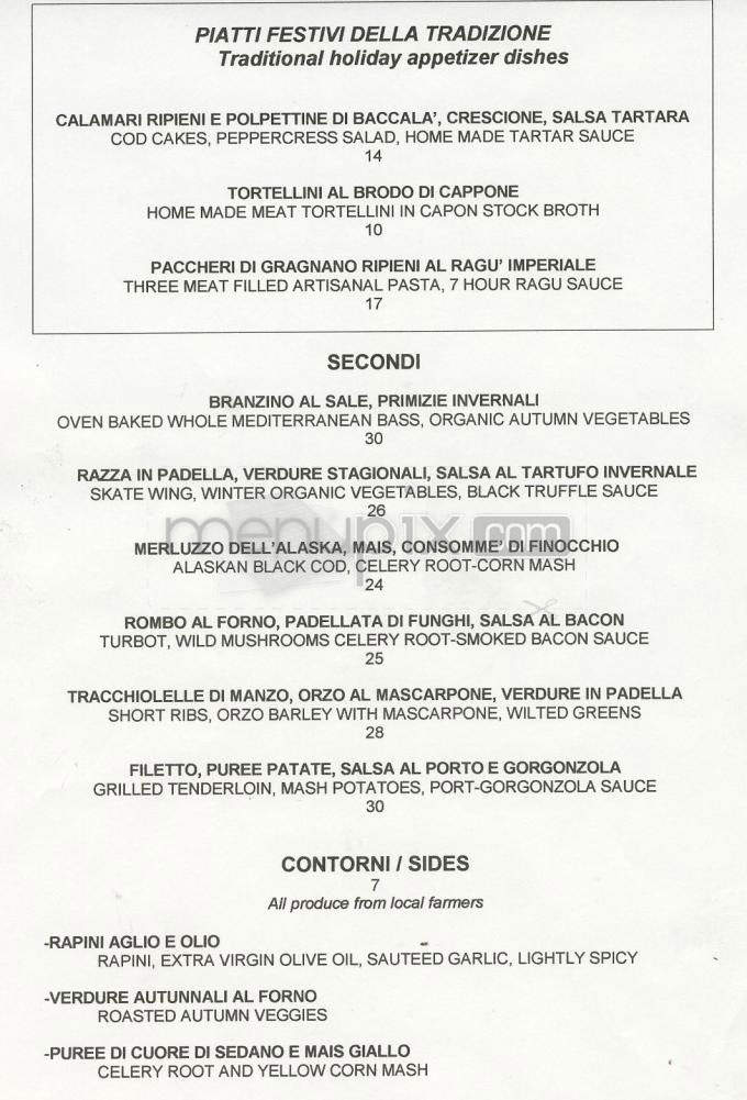Il Grano - Los Angeles, CA menu_pic