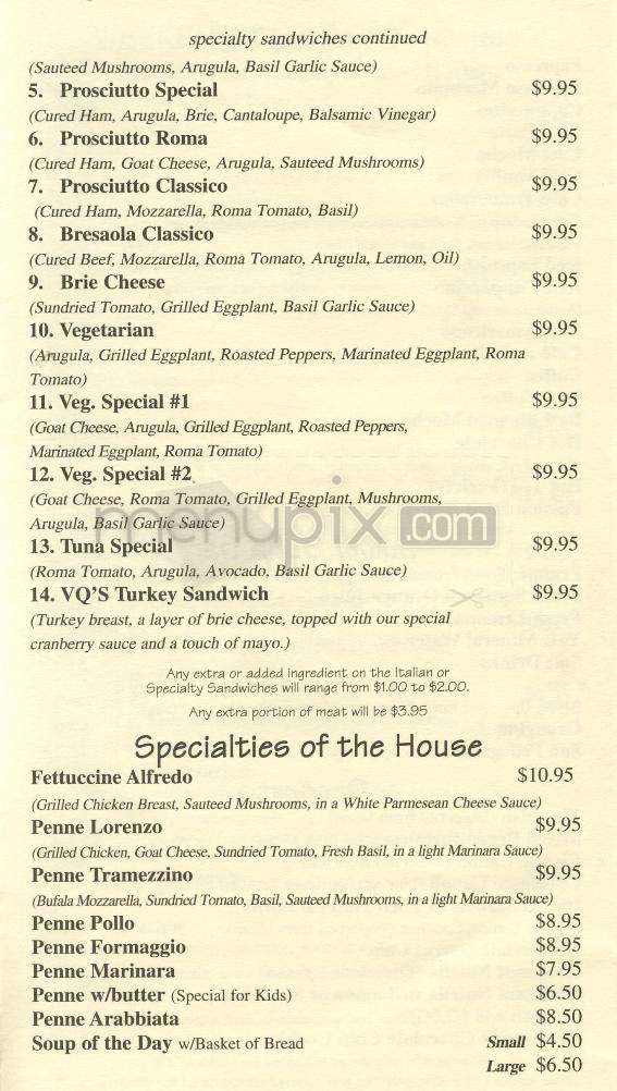 Il Tramezzino - Beverly Hills, CA menu_pic