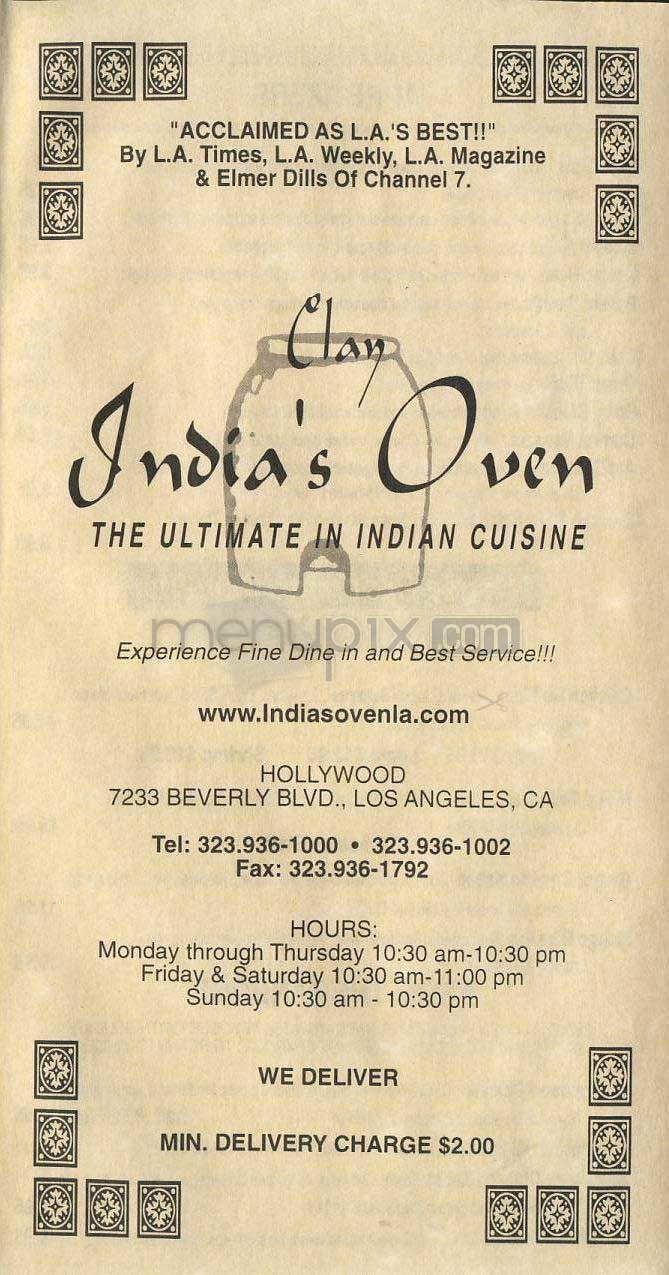 /201517/Indias-Oven-Los-Angeles-CA - Los Angeles, CA