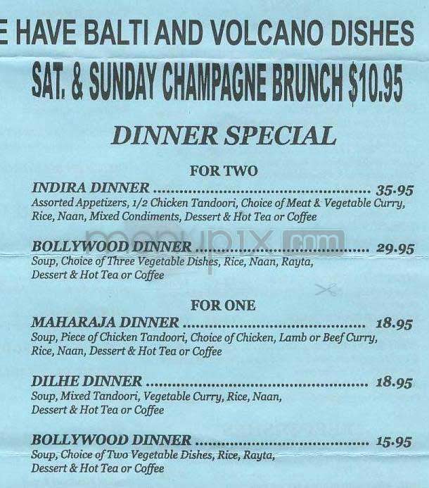 Indira - West Hollywood, CA menu_pic