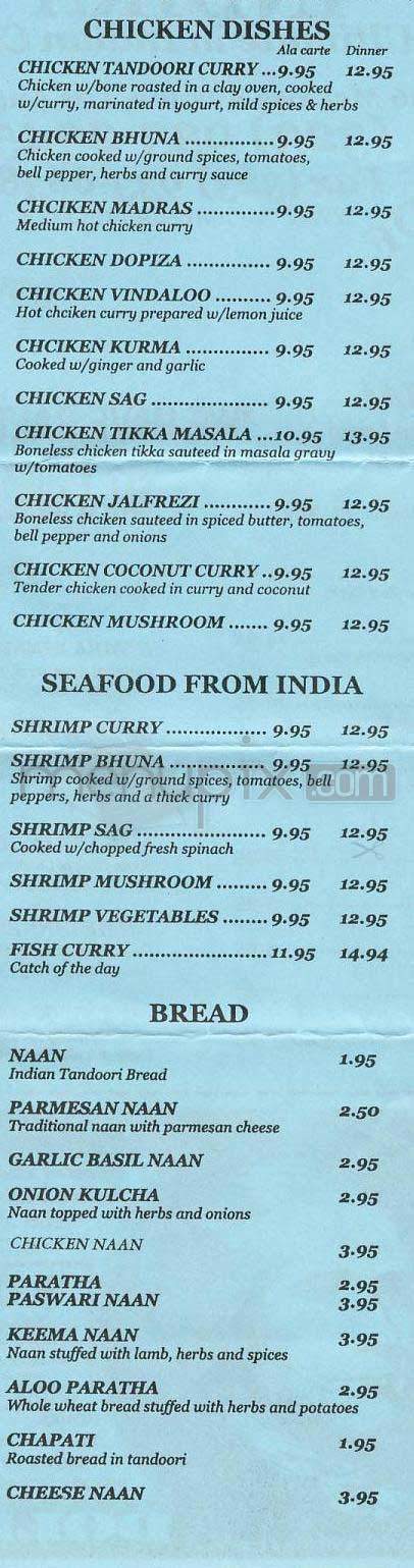 Indira - West Hollywood, CA menu_pic