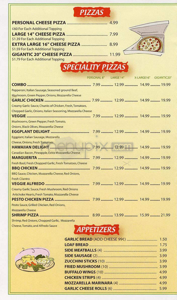 Italian Express - Los Angeles, CA menu_pic