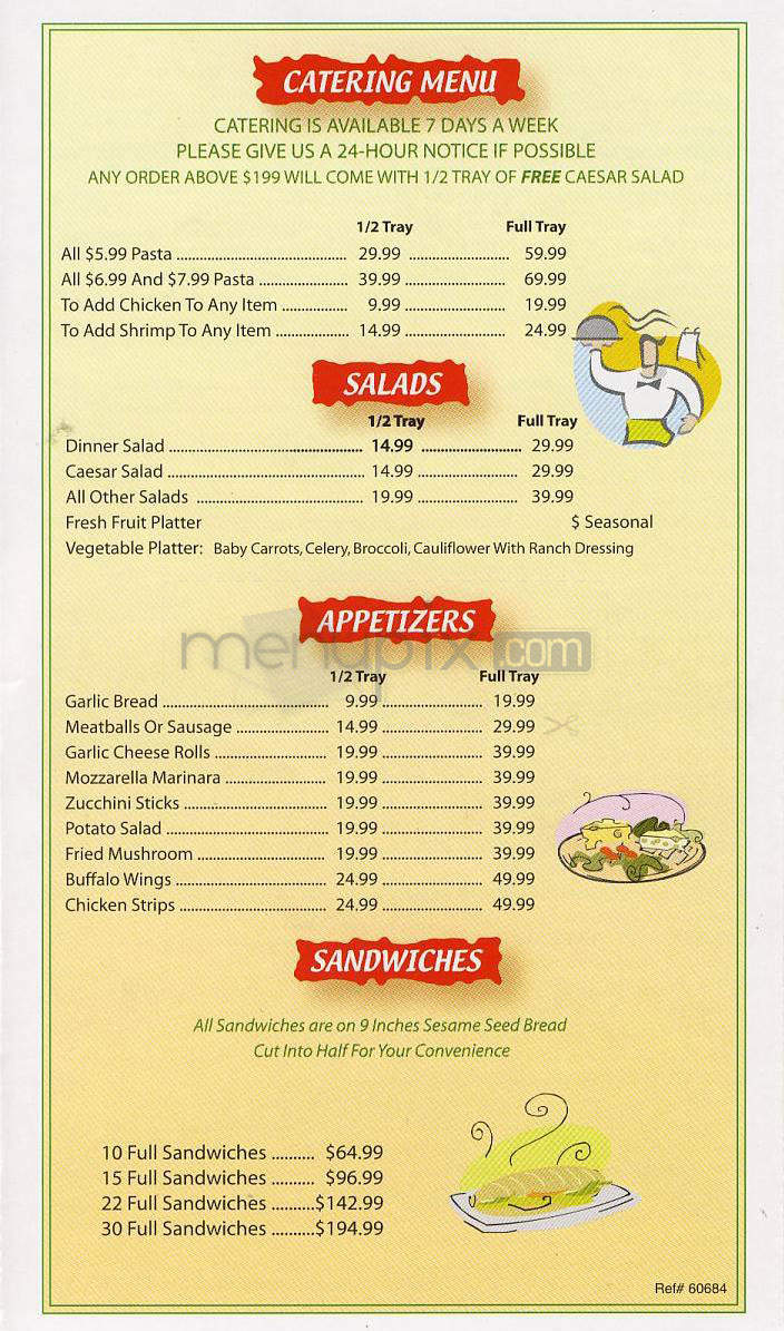 Italian Express - Los Angeles, CA menu_pic