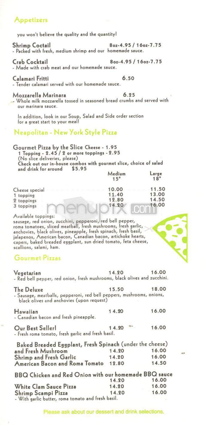 Italian Fisherman - Toluca Lake, CA menu_pic