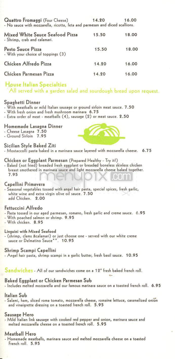 Italian Fisherman - Toluca Lake, CA menu_pic