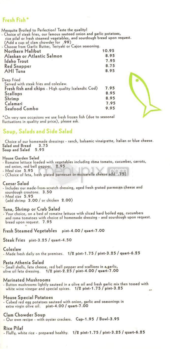 Italian Fisherman - Toluca Lake, CA menu_pic