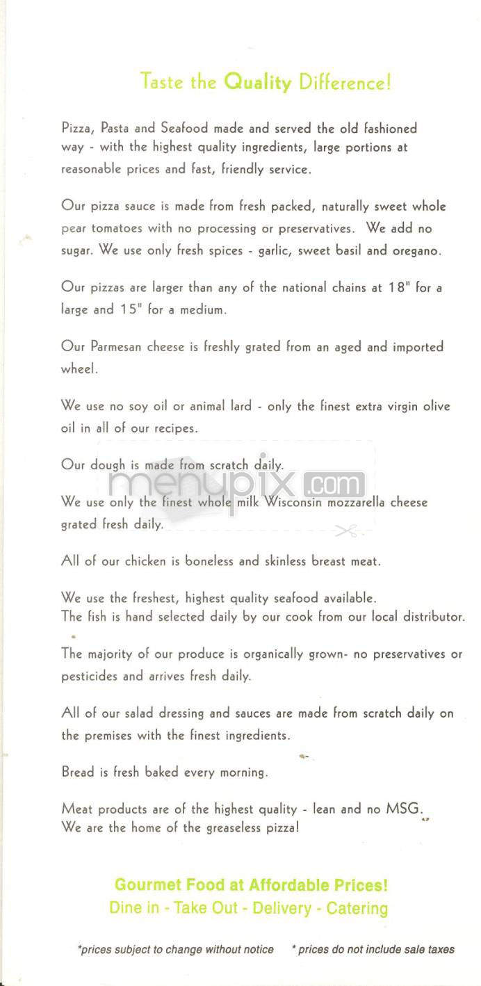 Italian Fisherman - Toluca Lake, CA menu_pic
