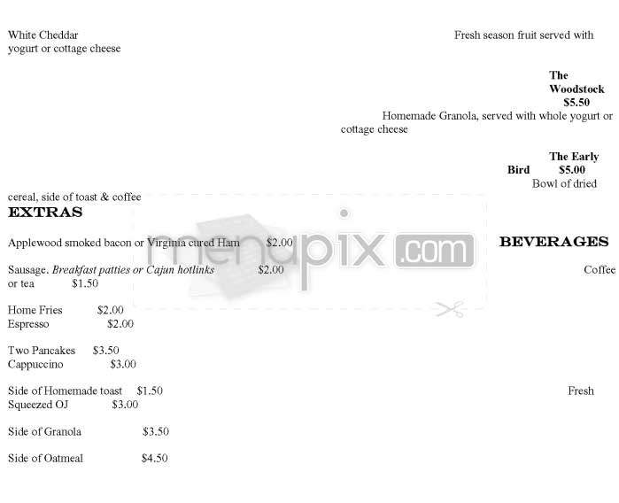 Jaxx On Sunset - West Hollywood, CA menu_pic