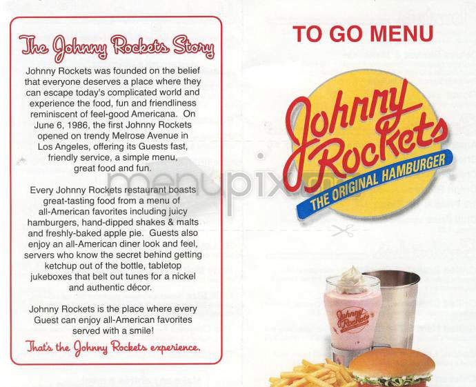 Johnny Rockets - Los Angeles, CA menu_pic