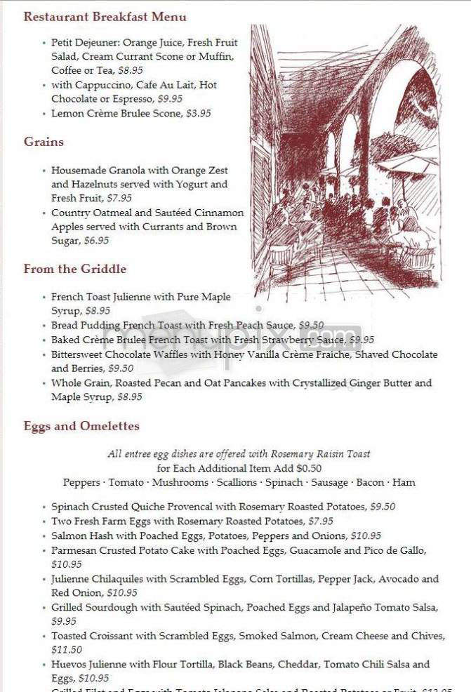 Julienne - San Marino, CA menu_pic