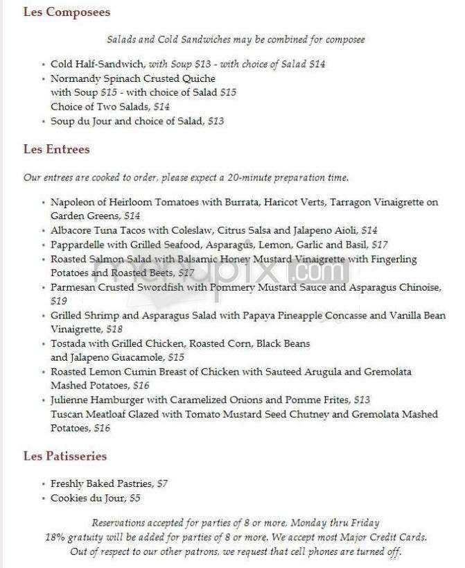 Julienne - San Marino, CA menu_pic