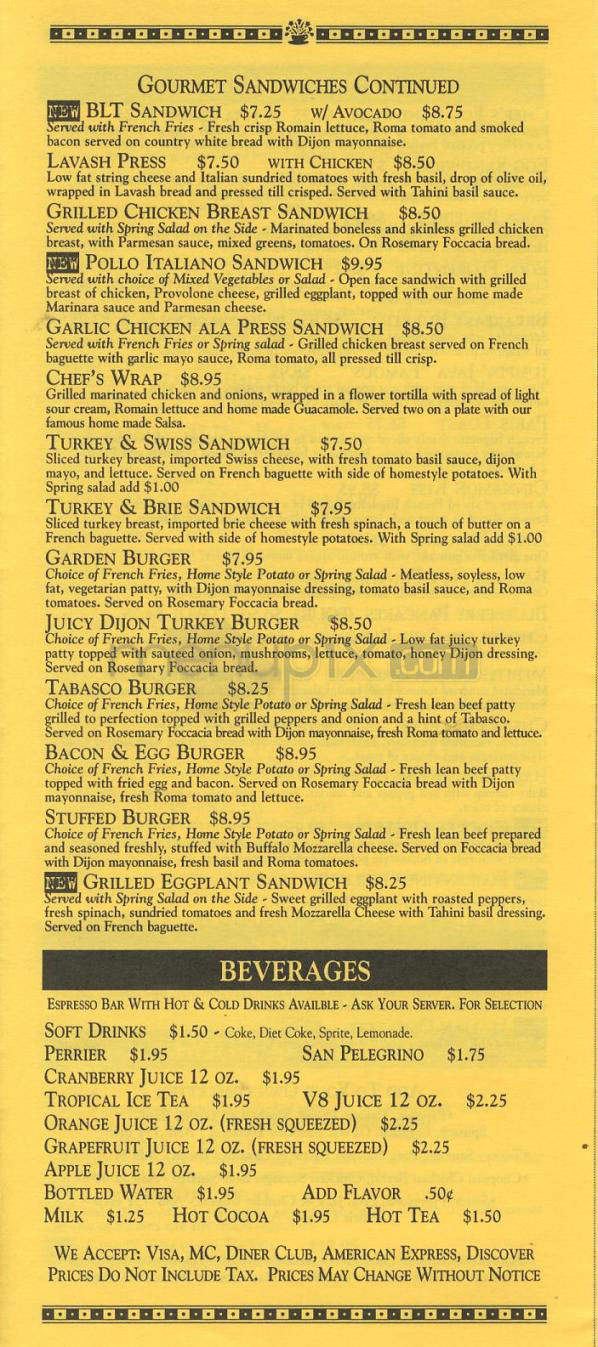 Jumpin Java Kitchen - Studio City, CA menu_pic