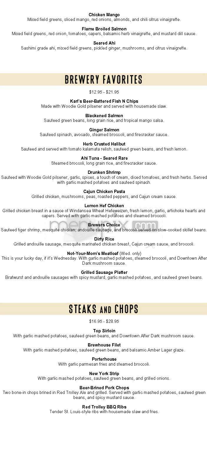 Karl Strauss Brewing Co - Universal City, CA menu_pic
