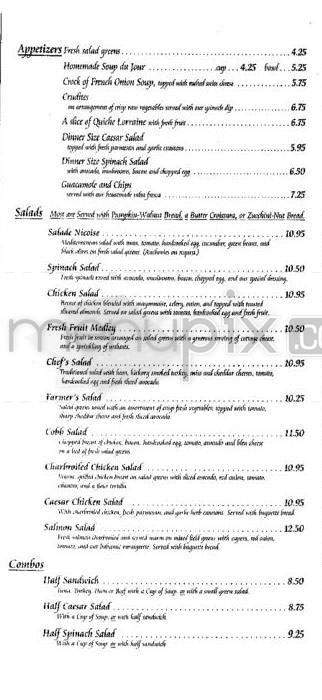 Kathleen's Restaurant - Pasadena, CA menu_pic
