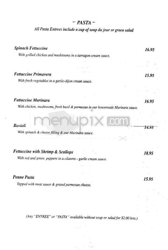 Kathleen's Restaurant - Pasadena, CA menu_pic
