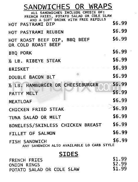 Kerry's Cafe - Valley Village, CA menu_pic