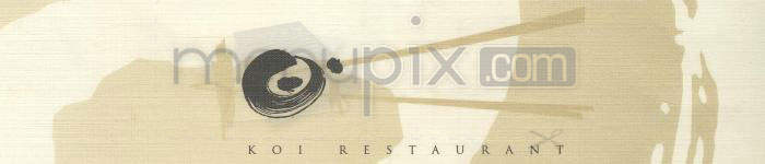 Koi - Myrtle Beach, SC menu_pic
