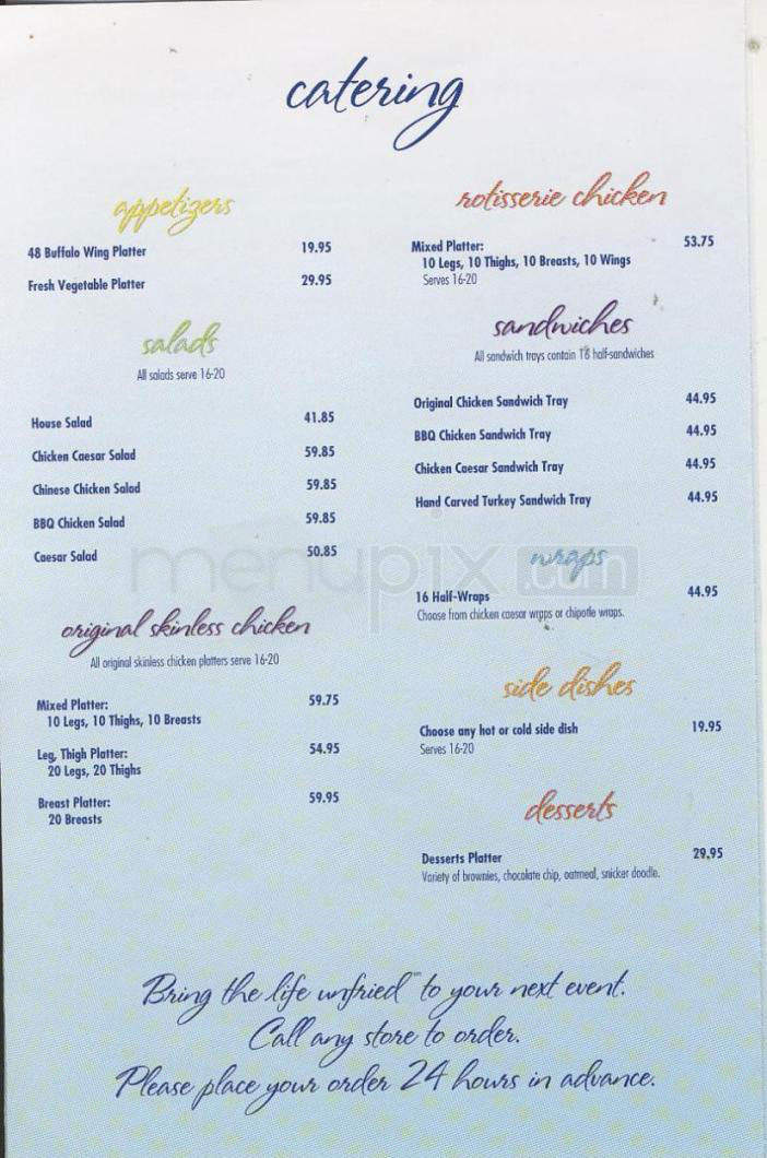 Koo Koo Roo - Santa Monica, CA menu_pic