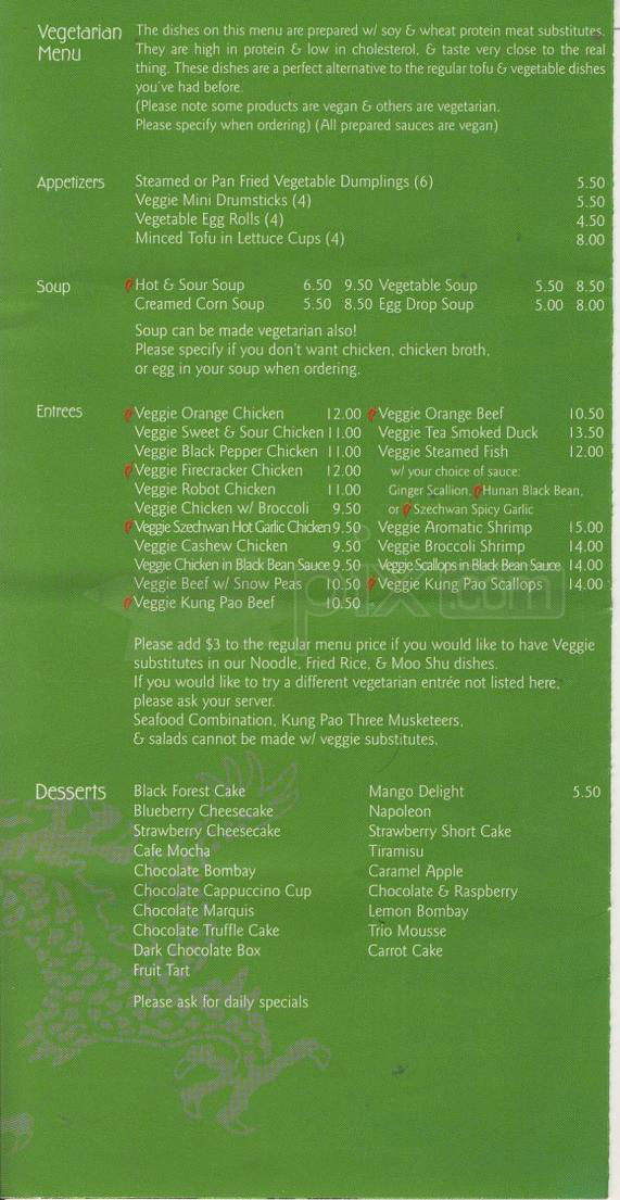 Kung Pao China Bistro - West Hollywood, CA menu_pic