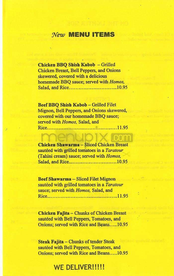 LA Grand Event - Los Angeles, CA menu_pic