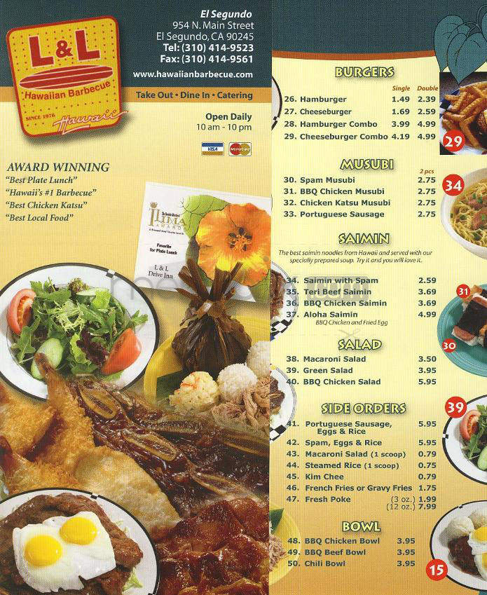 /5506709/L-and-L-Hawaiian-Barbecue-Menu-Vallejo-CA - Vallejo, CA