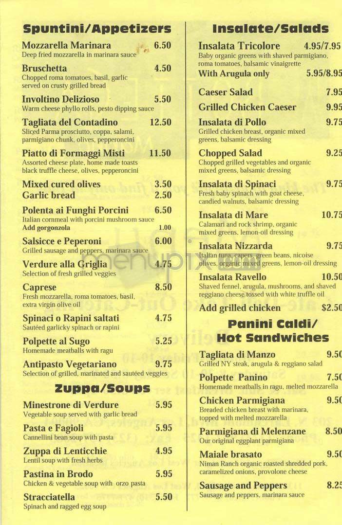 La Bottega Marino - Los Angeles, CA menu_pic