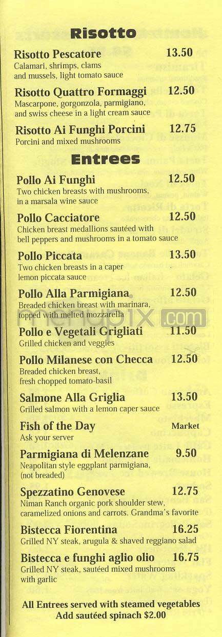 La Bottega Marino - Los Angeles, CA menu_pic