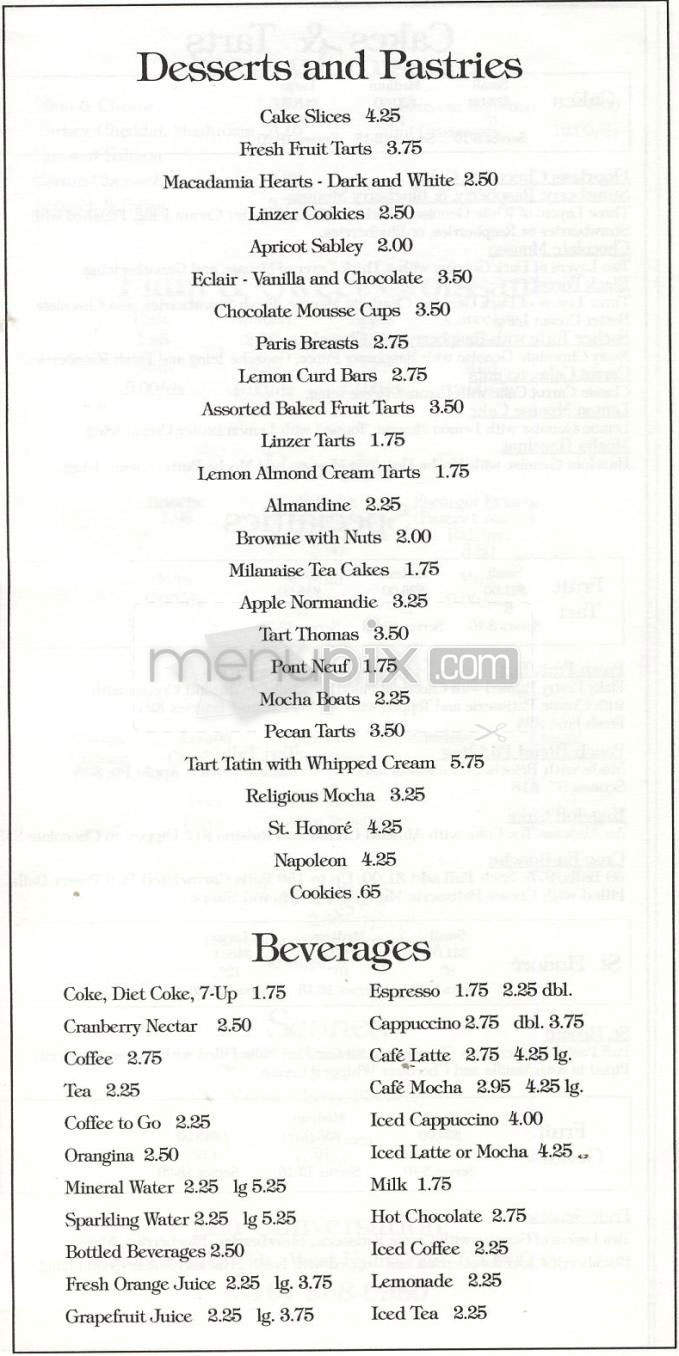 La Conversation - West Hollywood, CA menu_pic