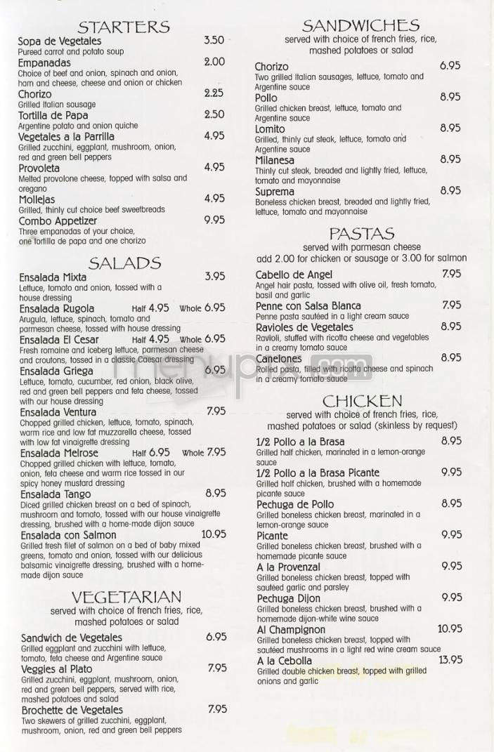 Lala's Argentine Grill - West Hollywood, CA menu_pic