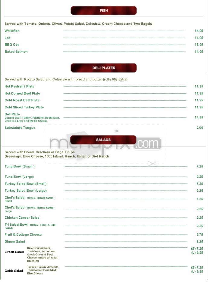 Label's Table Deli - Woodland Hills, CA menu_pic