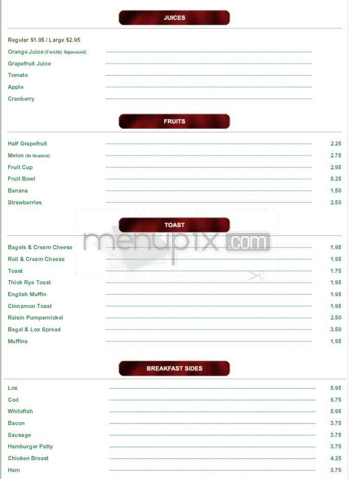 Label's Table Deli - Woodland Hills, CA menu_pic