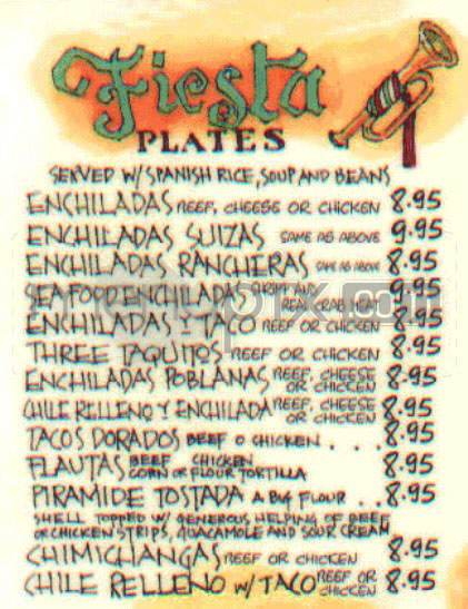 La Parrilla - Los Angeles, CA menu_pic