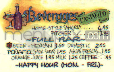 La Parrilla - Los Angeles, CA menu_pic